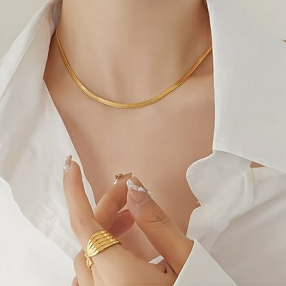 1pc-Stainless Steel 18K Plated Chain - Picture 8 of 8